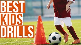 Football Drills For Kids  Essential Soccer Drills For Kids [upl. by Airel]