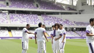 Video Al Ains new Hazza Bin Zayed football stadium [upl. by Auqenat110]