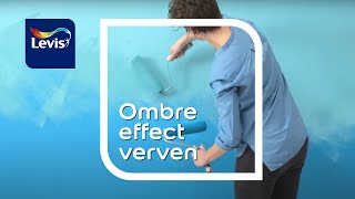 Het ombre effect op een muur verven  Levis Lets Colour [upl. by Twila]