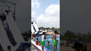 Why Everyone is Talking About Slide and fly Ride in Vrindavan water park Chakur trending shorts [upl. by Nihsfa]