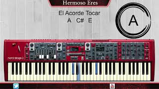 Hermoso Eres Marcos Witt Tutorial de Piano ♪♫ [upl. by Ronoh]