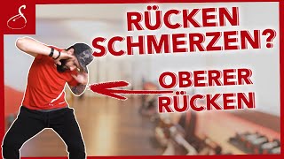 SCHMERZEN im OBEREN RÜCKEN 1 ÜBUNG die SOFORT HILFT Teil 1│ SanoGym [upl. by Gleda137]