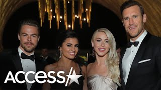 Julianne Hough amp Ex Brooks Laich Reunite At Derek Houghs Wedding [upl. by Aysab]