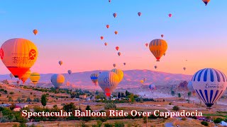 Balloon Ride Over Cappadocia Cappadocia Turkey HotAirBalloon [upl. by Nivahb]