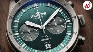 Is Fortis a Better Alternative to Omega and Breitling  Flieger F43 Review [upl. by Rabbi]