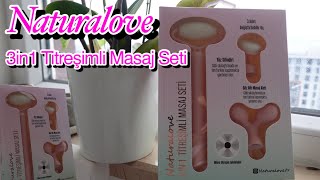 NATURALOVE 3in1 TİTREŞİMLİ MASAJ ALETİ [upl. by Box675]