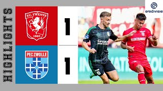 FC TWENTE 1 VS 1 PEC ZWOLLE I EREDIVISIE 202425 [upl. by Clance]