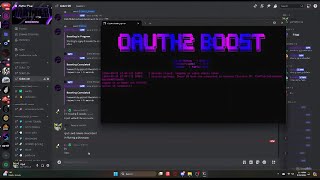 Discord boost bot showcase [upl. by Ylhsa]