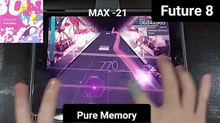 Arcaea Bookmaker 2D Version  Future 8 「手元動画Pure Memory」Max 21 [upl. by Atimad]