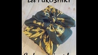 ❆ 100 jours avant noel ❆ Wrapping gift n°4 Les Furoshiki intro et pliages simples [upl. by Evangelia600]