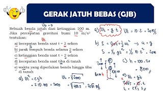 RUMUS GERAK JATUH BEBAS GJB FISIKA SMA [upl. by Esdnyl]