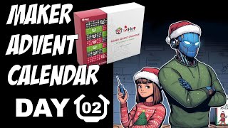 Day 2  Maker Advent Calendar  LEDs [upl. by Adrell]