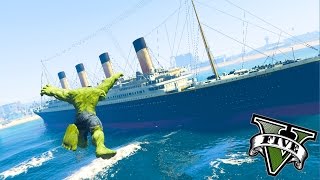 FAIRE COULER LE TITANIC SUR GTA 5 [upl. by Wilfred]