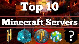 The Top 10 Minecraft Servers of All Time [upl. by Odelinda]