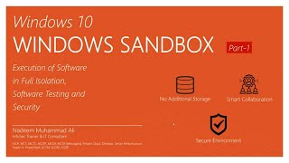 Windows Sandbox  Install Feature amp Use in Windows10 Professional amp Enterprise  Part1 [upl. by Bodkin]