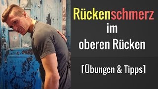 Rückenschmerzen  Übungen gegen Schmerzen im oberen Rücken  Brustwirbelsäule│frompain2gain [upl. by Ainigriv50]