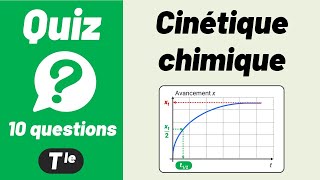 CINÉTIQUE CHIMIQUE 🔟🔟 Quiz  Physique  Chimie [upl. by Pavla28]