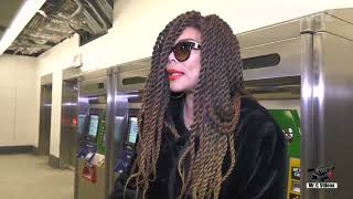 Wendy Williams Hiding In Plain Sight In The NYC Subway [upl. by Delaine]