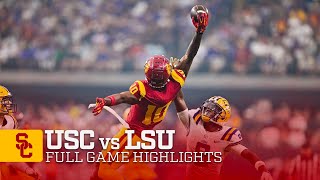 2024 USC Football vs LSU  Full Game Highlight [upl. by Ilke]