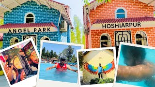 ANGEL FARM BIGGEST LUXURY RESORT IN PUNJAB HOSHIARPUR MINI KERALA PUNJABI VLOG punjabivlogs like [upl. by Jeuz]