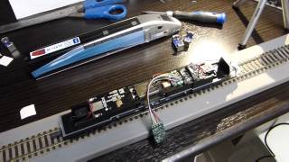 JOUEF TGV V150 DCC INSTALL part 2 [upl. by Imerej]