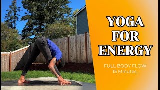 15Minute Morning Yoga for ENERGY Boost [upl. by Haslam]