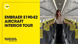 Tour of Embraer E190E2 Interior  Scoot [upl. by Ibib564]