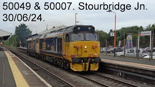 50049 amp 50007 Stourbridge Junction 300624 [upl. by Elletse932]