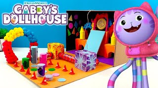 Crafting A Mini Obstacle Course with DJ Catnip  GABBYS DOLLHOUSE [upl. by Noed]