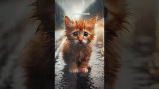 Three little cute kitten need a hug cat cute aicat [upl. by Krell]