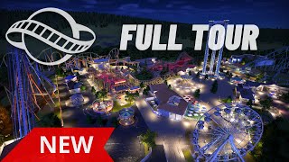 Mini Tutorial Part 18 FULL TOUR Of My Realistic Tutorial Park In Planet Coaster Coaster POVs [upl. by Abisia420]