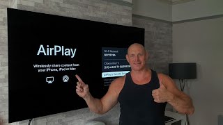 Apple AirPlay setupdemo on 2019 LG C9 OLED [upl. by Grekin]