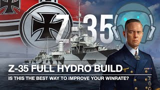 Z35 With Lutjens and Full Hydro Build World of Warships Legends Xbox Series X 4K [upl. by Cilla]