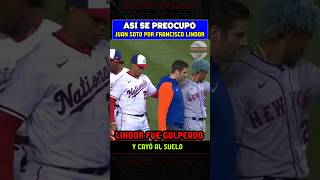 Tras bolazo a Francisco Lindor Juan Soto se preocupa [upl. by Ayaladnot]