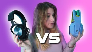 Logitech G733 VS Logitech G PRO X Wireless  ¿Cual es mejor [upl. by Giacinta]