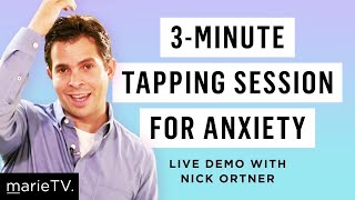 Nick Ortner’s Tapping Technique to Calm Anxiety amp Stress in 3 Minutes [upl. by Ahsiadal]