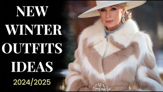 Winter Outfit Ideas  Essential Winter Looks for Women Over 50 Embracing 20242025 Trends [upl. by Ybbed]