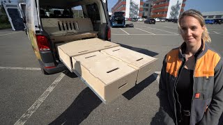 WOHNMOBIL CAMPERVAN AUSBAUKIT VON HORNBACH [upl. by Jaela]