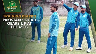 Training Diaries from Australia Pakistan Squad Gears up at the MCG  PCB  MA2A [upl. by Borg]