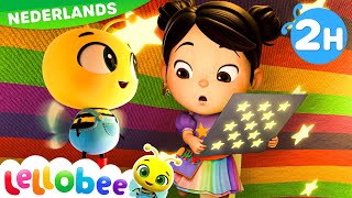 Twinkel Twinkel Kleine Ster  Lellobee Nederlands  Kinderliedjes  Leervideos voor kinderen [upl. by Anirbys]