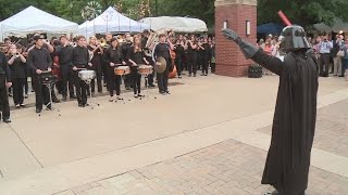 Knoxville Youth Symphony Orchestra performs Star Wars flash mob [upl. by Itsym]