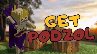 How to Get Podzol in Minecraft  Minecraft Tutorial 2024 [upl. by Nnaacissej]