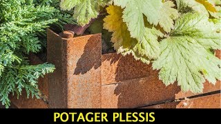 POTAGER PLESSIS FASCINE CLAYONNAGE TRESSAGE ACIER CORTEN  APANAGES [upl. by Demetra]