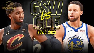 Golden State Warriors vs Cleveland Cavaliers Full Game Highlights  Nov 5 2023  FreeDawkins [upl. by Ityak]