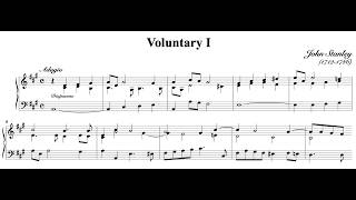 Easy Organ Pieces No 28  John Stanley  Organ Voluntary No 1 Op 7 [upl. by Ytiak]