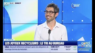 Comment on Simplifie le Recyclage en Entreprise avec David Pironon des Joyeux Recycleurs [upl. by Brosine]