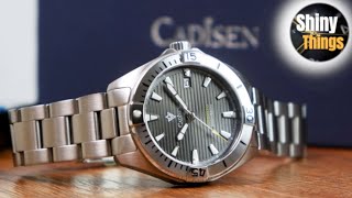 Finally an Aquaracer homage from Cadisen  Cadisen Tag Heuer Aquaracer homage  Full Review [upl. by Edyak]