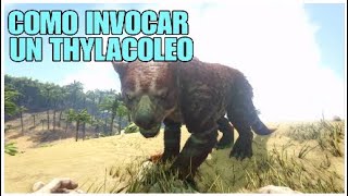 COMO INVOCAR UN THYLACOLEO EN ARK COMO SPAWNEAR THYLACOLEO EN ARK COMANDO SPAWN DE THYLACOLEO ARK [upl. by Enneira921]