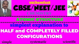 Electronic configuration3 Extrastability of half and completely filled configuration NEETJEE [upl. by Rebmak711]