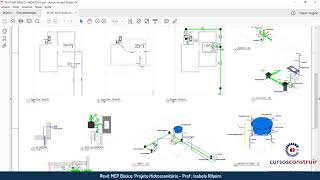 Revit MEP 2019 Básico Aula 324 Apresentação do projeto hidrossanitário [upl. by Ahsata]